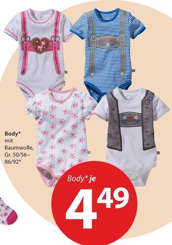 NKD Body Mit Baumwolle 50/56-86/92 Angebot