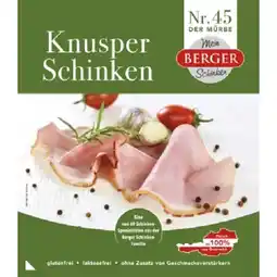 MPreis Berger Knusper- oder Gourmetschinken verschiedene Sorten MPREIS Angebot