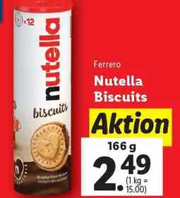 Lidl Ferrero Nutella Biscuits Angebot