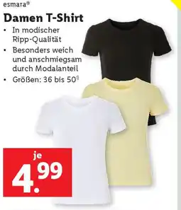 Lidl esmara Damen T-Shirt Angebot