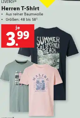 Lidl LIVERGY Herren T-Shirt Angebot