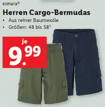 Lidl esmara Herren Cargo-Bermudas Angebot