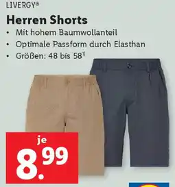 Lidl LIVERGY Herren Shorts Angebot