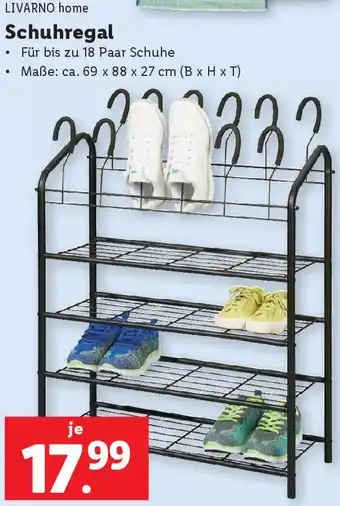 Lidl LIVARNO home Schuhregal Angebot