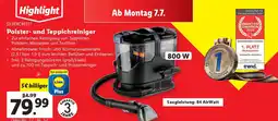 Lidl SILVERCREST Polster- und Teppichreiniger Angebot