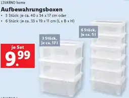 Lidl LIVARNO home Aufbewahrungsboxen Angebot