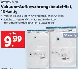 Lidl LIVARNO home Vakuum-Aufbewahrungsbeutel-Set Angebot