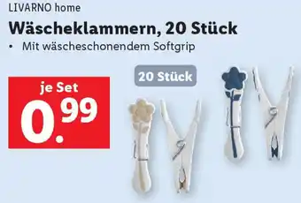 Lidl LIVARNO home Wäscheklammern Angebot