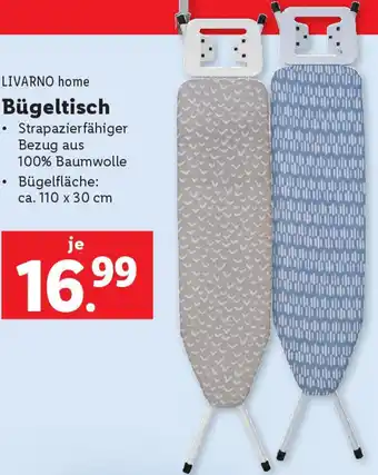 Lidl LIVARNO home Bügeltisch Angebot