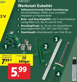 Lidl PARKSIDE Werkstatt Zubehör Angebot