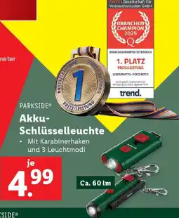 Lidl PARKSIDE Akku Schlüsselleuchte Angebot