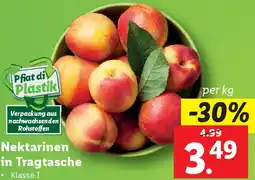 Lidl Nektarinen in Tragtasche Angebot