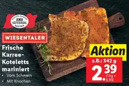 Lidl WIESENTALER Karree Koteletts mariniert Angebot