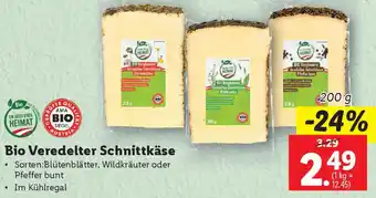 Lidl Bio Veredelter Schnittkäse Angebot