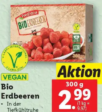 Lidl VEGAN Bio Erdbeeren Angebot