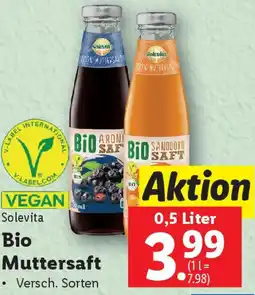 Lidl VEGAN Solevita Bio Muttersaft Angebot