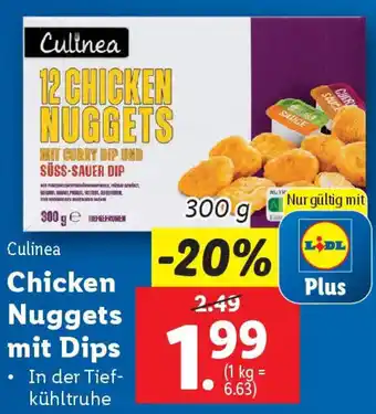 Lidl Culinea Chicken Nuggets mit Dips Angebot