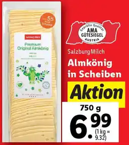 Lidl SalzburgMilch Almkönig in Scheiben Angebot