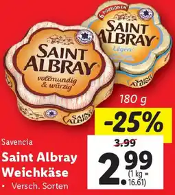 Lidl Savencia Saint Albray Weichkäse Angebot