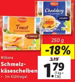 Lidl Milbona Schmelz käsescheiben Angebot