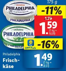 Lidl Philadelphia Frisch käse Angebot