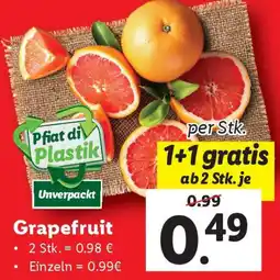 Lidl Grapefruit Angebot