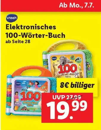 Lidl Elektronisches 100 Wörter Buch Angebot