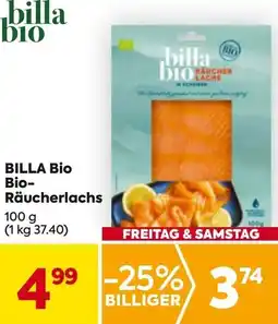 Billa BILLA BIO Bio- Räucherlachs Angebot