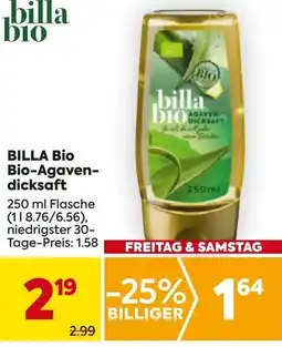 Billa BILLA BIO Bio Agaven dicksaft Angebot