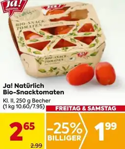 Billa Ja! Natürlich Bio Snacktomaten Angebot