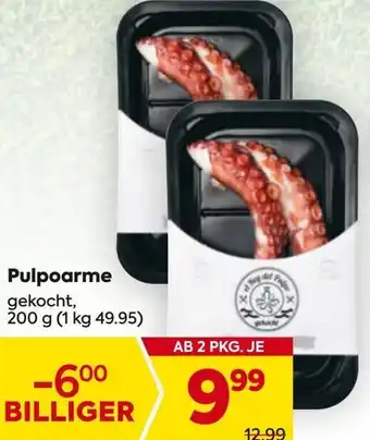 Billa Pulpoarme Angebot