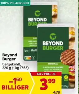 Billa Beyond Burger Angebot