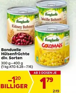 Billa Bonduelle Hülsenfrüchte Angebot