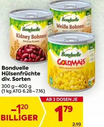 Billa Bonduelle Hülsenfrüchte Angebot