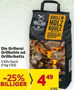 Billa Die Grillerei Grillkohle od. Grillbriketts Angebot
