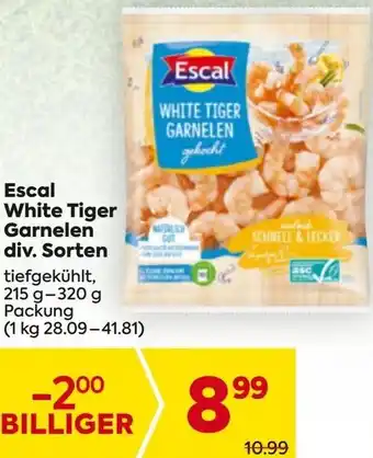 Billa Escal White Tiger Garnelen Angebot