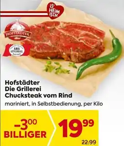 Billa Hofstädter Die Grillerei Chucksteak vom Rind Angebot