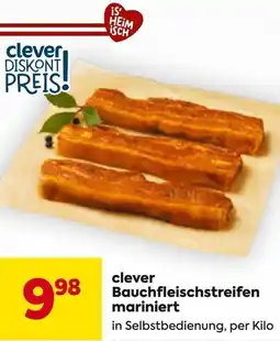 Billa clever Bauchfleischstreifen mariniert Angebot