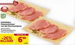 Billa Hofstädter Putenschnitzel von der Sonnwohlpute Angebot