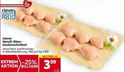 Billa clever Hendl Ober keulenschnitzel Angebot