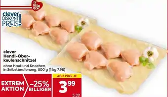 Billa clever Hendl Ober keulenschnitzel Angebot