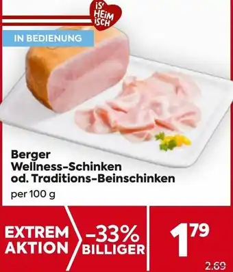 Billa Berger Wellness-Schinken od. Traditions-Beinschinken Angebot
