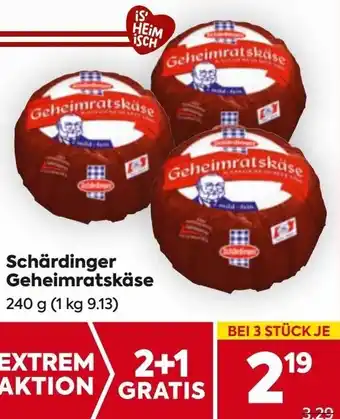 Billa Schärdinger Geheimratskäse Angebot