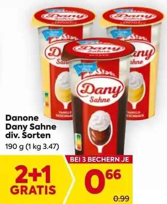 Billa Danone Dany Sahne Angebot