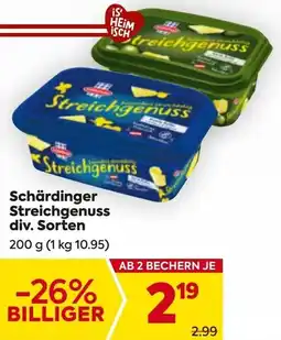 Billa Schärdinger Streichgenuss Angebot