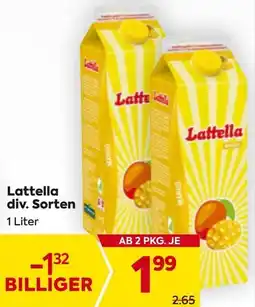 Billa Lattella Angebot