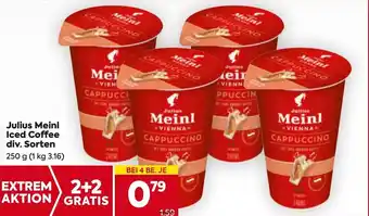 Billa Julius Meinl Iced Coffee Angebot