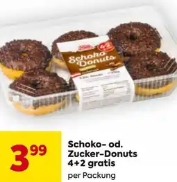 Billa Schoko- od. Zucker-Donuts Angebot