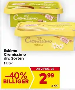 Billa Eskimo Cremissimo Angebot