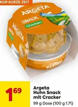 Billa Argeta Huhn Snack mit Cracker Angebot